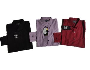 kemeja polos lengan panjang