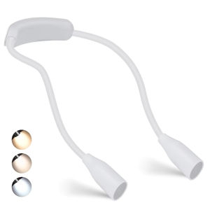 LED Neck Reading Light360° Flexible Arm Book Lamp for BedroomHands Free Bright Reading Night Light for BookwormsStudy Lamp