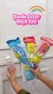 Sikat Pembersih Botol dan Dot Bayi 7in1 MOONSHIP BR-07