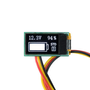 ANENG | DC0-30V Ultra-Thin Mini Digital Voltage& Battery Meter with 0.5-Inch OLED 1-6S Percentage Battery Display Voltage Monitoring