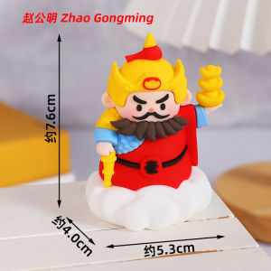 Tượng Thần Tài Phong Cách Trung Hoa Dễ Thương Đồ Trang Trí Thần Tài Bất Tử Dành Cho Nhà Văn Phòng Bàn Làm Việc Trang Trí Tăng Cường Sự Ổn Định Cảm Xúc Chất Liệu PVC