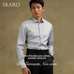 Cotton Double Twisted Non-iron Business Dress Shirt