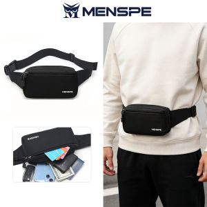 MENSPE Beltbag For Men Men Sports Waist Bag Fashion Men Bag Chest Bag Shoulder Bag Sports Bag Waterproof Oxford Dual Zipper Large Capacity Design Running Bum Bag Portable Gym Bag for Running Cycling Hiking Walking Belt Bag Men