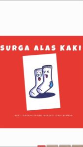 Kaos kaki olahraga semata kaki pria & wanita motif bergaris lebih tebal dan anti bau