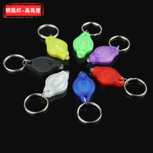 Mini High Brightness LED Flashlight Keychain Light Portable Outdoor Camping Travel Essential Lightweight Emergency Lighting