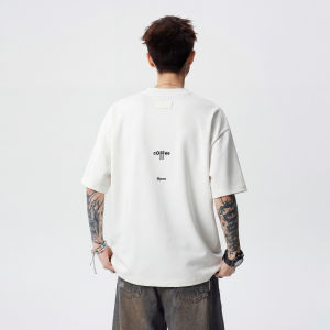 WUKONGYOUHUO | American Letter Print Loose T-Shirt for Men and Couples Short Sleeves