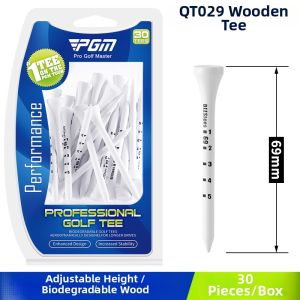 PGM GOLF | Adjustable Height Golf Tee 30 pcs/box