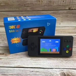 K8 childhood nostalgic handheld game console 500 in one childrens single and double game console