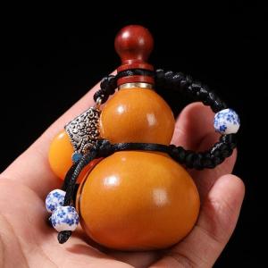 Natural Handmade Small Wine Gourd Pendant