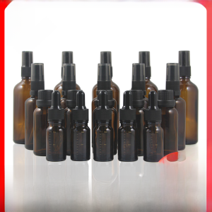 Brown Glass Sub-Bottled 5 Pack IVRESSE Brand Cosmetic Spray Decantation Fine Mist Lotion Bottle Hydrating Essential Oil