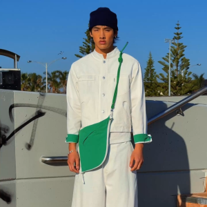 Blanc Nué The Workwear Utility Wrap (7-Pocket Convertible Twill Apron Belt)