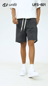UNIFIT Mens Above Knee Shorts with Drawstring & Pockets Casual Fashionable Menswear Patterned Design UFS-601