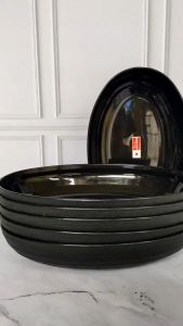 Piring Oval Ramen Japan Clio Plastik Modern Japan Series Food Grade Ukuran 8 Inch