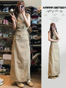 Karrar betsey | Bộ Đầm Mùa Hè Không Tay Kích Thước Dáng Accentuating Size Nhỏ