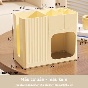 Bể Cá Cảnh Mini Để Bàn Có Chức Năng Hộp Giấy