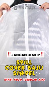 Plastik Cover Baju Pakaian Gantung Anti Debu Anti Debu Bahan PEVA Dust Proof Organizer Pelindung Baju Laundry