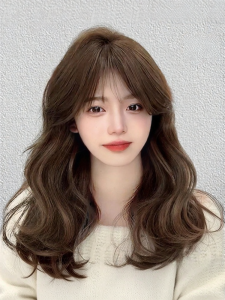MENGSIQIAN | Big Waves Natural Lace Wigs Real Human Hair Female Long Curly