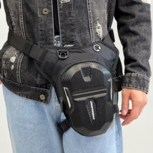 กระเป๋าเป้สะพายหลังกันน้ํากระเป๋าขี่รถจักรยานยนต์-หน้าอกเอววางขาแพ็คสําหรับกีฬากลางแจ้งอุปกรณ์การเดินทาง