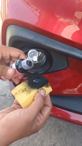 100ml BOSS BACK TO BLACK PLASTIC TRIM POLISH RESTORER LIBRE SPONGE