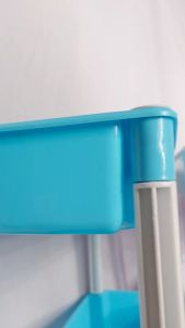 Rak Troli 3 Susun Serbaguna Rak Dapur Salon Kamar Mandi dengan Roda Dorong Tempat Penyimpanan Makanan Multifungsi