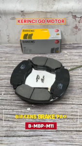 Birkens MBP-M11 Kampas Rem Depan Brake Pad Grandis 03-11 Outlander 12-18 Lancer Evo Viii 04-05