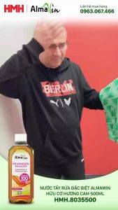 Nước Tẩy Đặc Biệt Almawin Hữu Cơ Hương Cam 500ml HMH.8035500