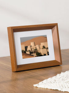 Khung Ảnh Bằng Gỗ Màn Hình Để Bàn Có Thể Tùy Chỉnh 6 Inch 7 Inch Cặp Đôi In Ảnh Với Album Khung Trống Để Trang Trí Chân Dung Gia Đình