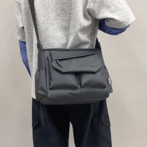 MENSPE Mens Shoulder Bag Large Capacity Messenger Bag Business Bag Waterproof Travel Bag Sports Bag Cross Body Bag Lightweight Casual Bag Leisure Sport Street Bag