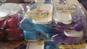 Tempat Makan + Botol 1 Set / Kotak Bekal Botol Air / Lunch Box Anak Set Sendok Garpu / UNAGI SET