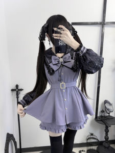 Galaxy with You Plaid Waist-Cinching Mass Production Style Lolita Dress Original Subculture Japanese School Uniform Set