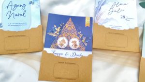 [50 pcs] Kartu Undangan Pernikahan Kasih Amplop Mini - Undangan Nikah Sayang Amplop Mini