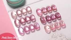 8ml Pink Story Cat Magnetic Gel Nail Polish Nude Gold Light Semi Permanent UV Gel Varnish Soak Off Nail Supplies Manicure DIY