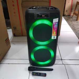 POLYTRON PPS-8L22/PPS8L22 SPEAKER AKTIF PORTABLE MEETING MULTIMEDIA BLUETOOTH INCLUDE MIC WIRELESS 1PCS
