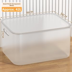 XINGYOU | Transparent Home Storage Box For Toys Snacks Clothes