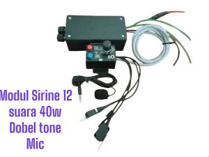 Modul Sirine 12 Suara Double Tone Mic 40w