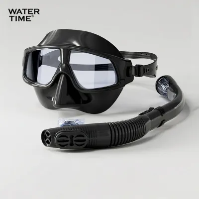 WATERTIME | Underwater Diving Breathing Equipment Snorkeling Mask Set Myopia