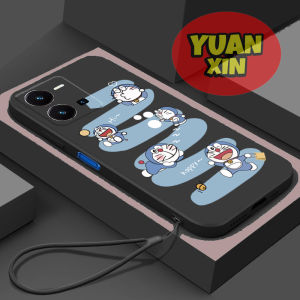 เคสโทรศัพท์ Vivo Y35 4G Vivo Y36 4G Vivo Y27S Vivo Y36 5G Vivo Y27 5G กรณีโทรศัพท์มือถือการ์ตูนการ์ตูนโดเรมอนออกแบบกรณีโทรศัพท์ TPU นุ่ม
