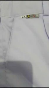 Celana Putih SD/MI Madrasah Panjang Kain Katun Drill & High Twist