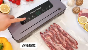 Vacuum Sealer Machine Heavy Duty Suction Power 120 Watts Length 35 cm Anti-Moisture 50 Pre-cut Bags Continuous 24H 5-Year Warranty