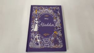 Aladdin Disney Hardcover Gift Edition Story Book wtih Gold Foil for Kids 64 Pages