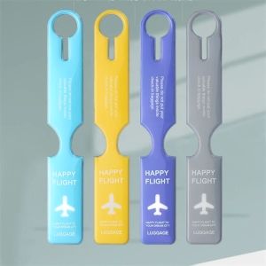 [SG Ready Stock] PVC Rectangular Luggage Tags | Baggage Tag