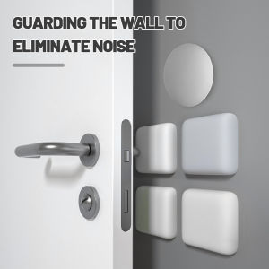 Mute Door Stopper Guard Doorstop Wall Protector Silicone Furniture Anti-crash Pad Self Adhesive Door Handle Bumper