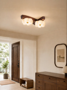 FANCY LAMP CLUB | Retro Cream Style Foyer Ceiling Light