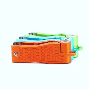 Bimoo 1PC Fly Fishing Tippet Line Cutter With Spare Blades Clean Hook Eyes Fly Fishing Tool Muti-Fuction Fishing Line Clippers