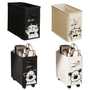 【NEW】 Under Desk Utility Cart with Wheels Multi-Purpose Storage Organizer for Office and Home Space Saving Solution in Black