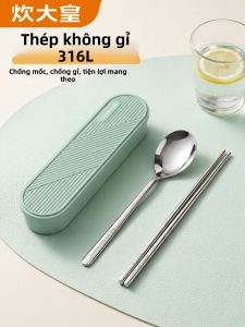 Cooker King | Bộ Đũa và Thìa Inox 316L Di Động