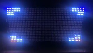 Atomic Strobe Light Double letter with XLR connector 1000watts 120 segments three color strobe lamp DMX control/Auto/Sound Atomic Stormy Strobe