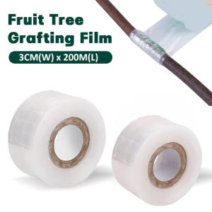 1/3/5Roll 3cmx200M Grafting Tape Stretchable Transparent Graft Film Band for Gardening Floristry