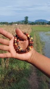 Gelang Kayu Bertuah Kombinasi 9 Macam Size 8mm - Bracelets