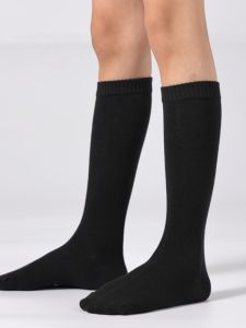 ถุงเท้าเด็กผ้าฝ้ายแท้ครึ่งแข้งสีขาว ถุงเท้าฤดูใบไม้ผลิและฤดูใบไม้ร่วงสำหรับเด็กชายและเด็กหญิง ถุงเท้าลำลองสำหรับเด็กอนุบาล